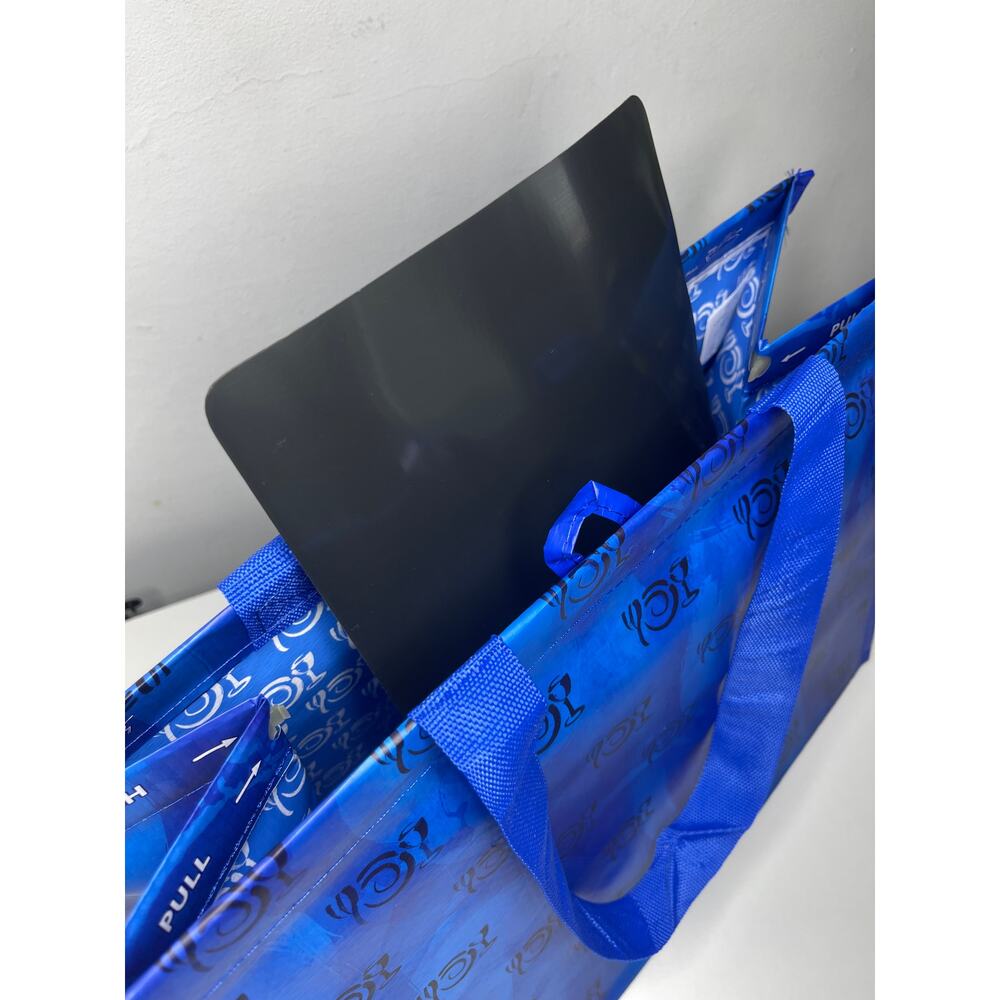 Wegmans Blue Click N' Stay Reusable Grocery Tote Bag w/ Removable Liner NEW NWT! - Picture 9 of 16